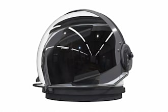 design realistic 3d helmet models, 3d printing cad stl files renders