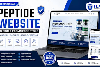 build ecommerce peptide website peptide website fda complaint peptide website