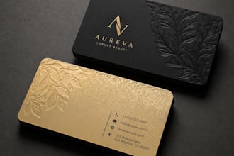 do professional luxury business card