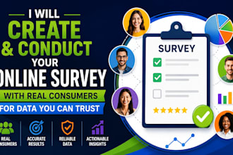 create and conduct your online survey with real consumers for data you can trust