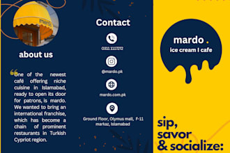 design brochures, flyers, and marketing materials