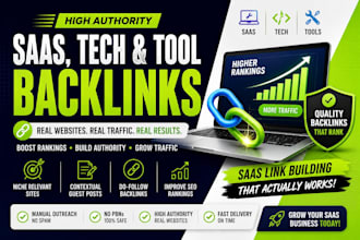 build high quality saas guest posting backlinks
