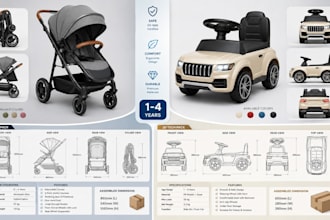do 3d product design for baby product, baby stroller design for manufacturer