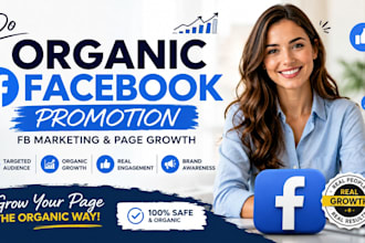 do organic facebook promotion, fb marketing and page growth