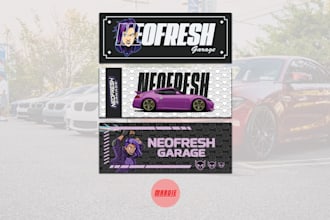 create a slap or bumper design for you