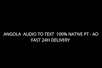 transcribe portuguese angola audio to text