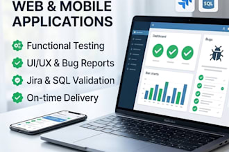 do professional manual testing for web and mobile apps