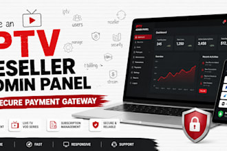 create iptv admin panel and fix all iptv related issues