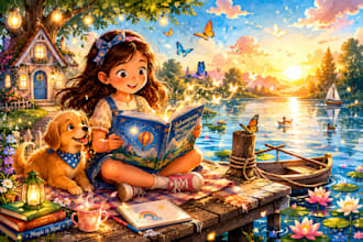 create captivating children book illustrations that bring stories to life
