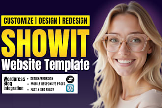 update showit website template design, edit showit blog website design