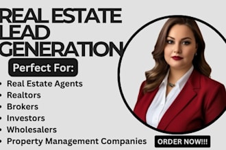 generate real estate agents, investors and realtors lead generation