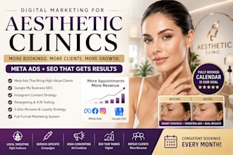 do digital marketing for aesthetic clinics with meta ads and SEO