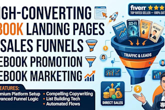 do ebook landing page ebook sales funnel for book promotion and ebook marketing