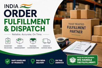 provide india order fulfillment and dispatch support
