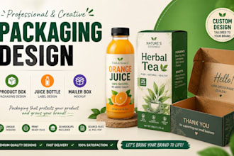 do product box packaging design juice bottle label design mailer box mockup