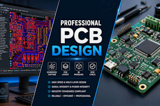 design pcb enclosure, esp32 stm32 pcb and iot hardware design