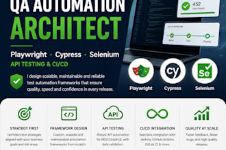 create automation with playwright cypress selenium