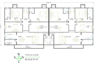 modify 2d house plan, 2d or 3d floor plan blueprints site render visualization