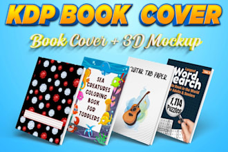 design custom book cover interior and ebook