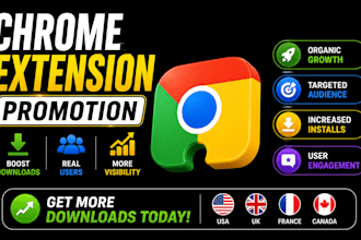 increase chrome extension download by chrome extension promotion and seo v3