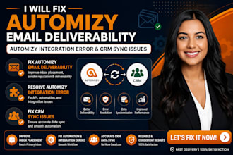 fix automizy email deliverability automizy integration error CRM sync issues
