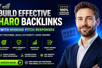 build effective haro backlinks with winning pitch responses