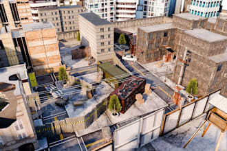 build full roblox city map, roblox map in blender or roblox studio