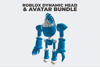 create 3d roblox ugc bundle, roblox dynamic head and assets