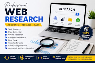 do professional web research and internet research