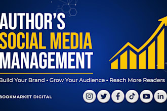 be your author social media manager booktok bookstagram content creator