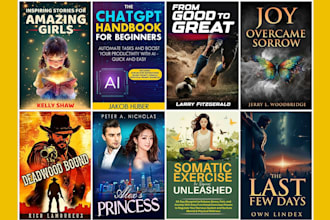 design book cover, layout and ebook formatting