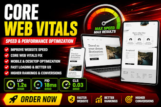 improve website speed and core web vitals score