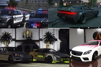 create custom lore friendly fivem cars and vehicle mod gta rp server mods