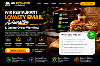 set up wix restaurant email automation loyalty and online ordering