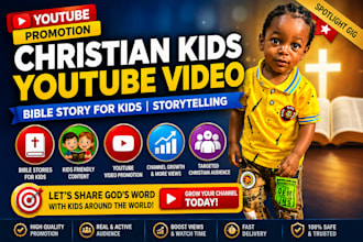 build youtube kids video promotion