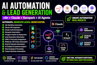 n8n claude genspark automation claude API claude code ai agent lead generation