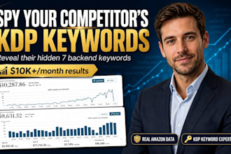 do amazon KDP keyword research from competitor backend fields