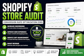 audit your shopify store and provide expert cro recommendations