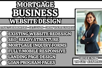 mortgage business website, loan officer website, mortgage broker website
