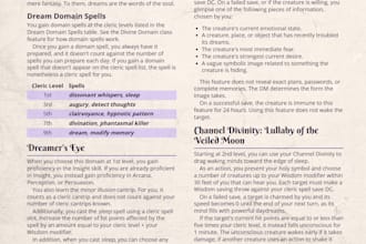 design a dnd 5e 2014 subclass for you