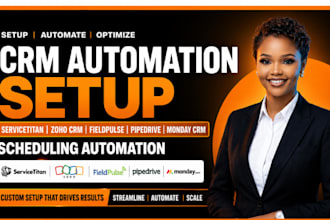 do servicetitan zoho crm scheduling fieldpulse pipedrive monday crm automation