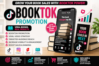 do booktok promotion video ebook marketing and book trailer