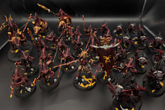 paint you warhammer, dnd or tabletop miniatures for game night
