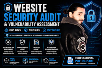conduct a website security audit and vulnerability assessment