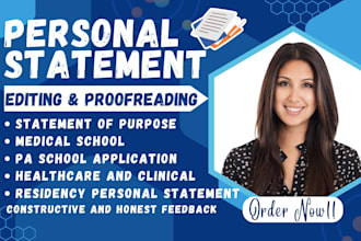 improve your personal statement residency medical school pa school applications