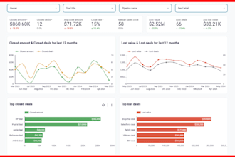 create professional dashboards and performance reports