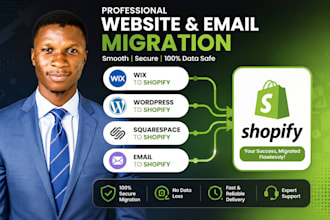 migrate wix to shopify wordpress website migration  squarespace email to shopify