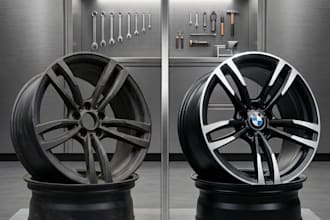 guide you to repair tesla bmw alloy wheel curb rash via live video call