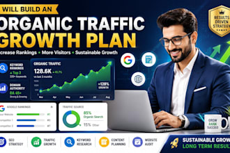 build an organic traffic growth plan for your website or blog