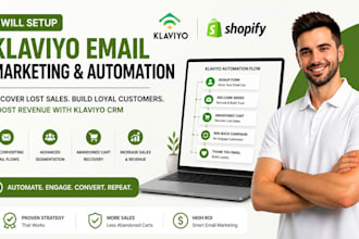 integrate klaviyo email marketing to shopify, shopify store, klaviyo automation